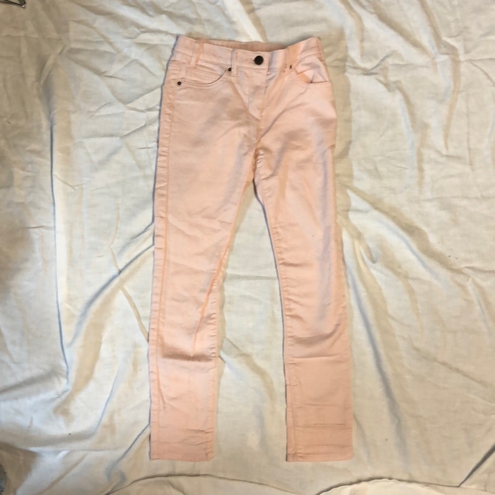 Pink crewcut jeggings